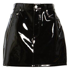FRAME Le Faux Leather Miniskirt size 30 (8 - 10)